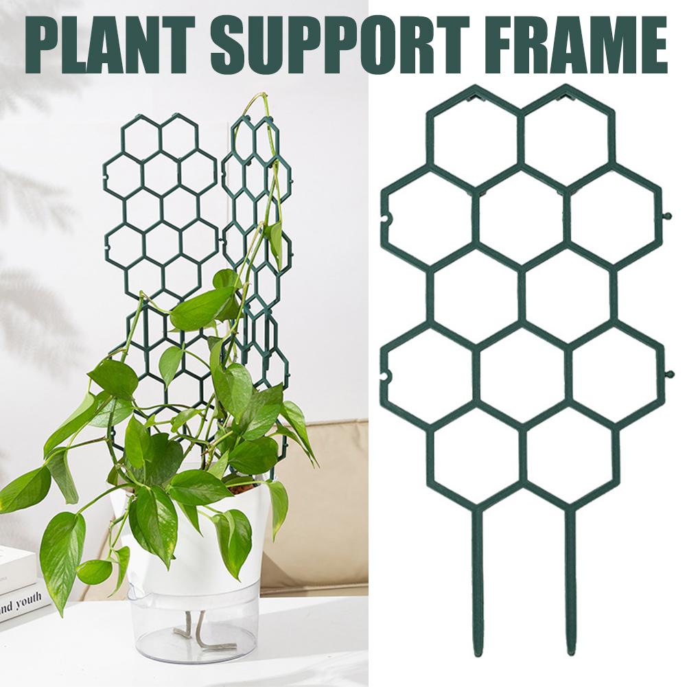 Vine Climbing Plastic - 1/2/5 Stück Kunststoff-Pflanzenstützrahmen, stapelbar, Gartengeräte für