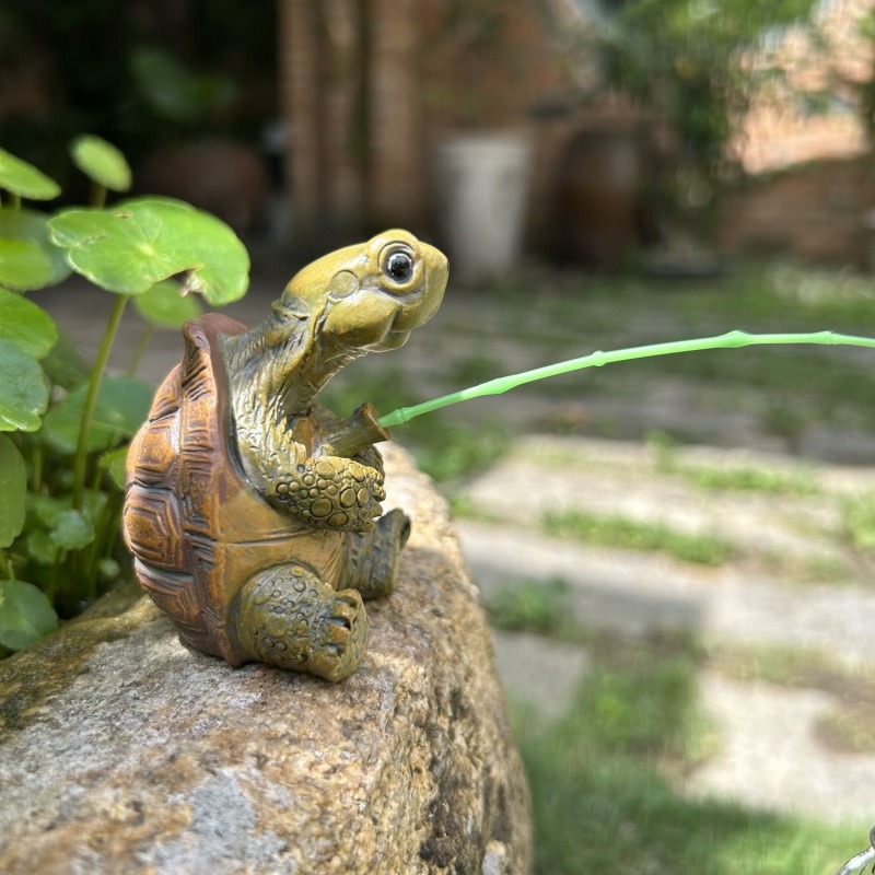 Water Dish Reptile - Schildkröte Angeln Aquarium Aquarium Dekoration kreative