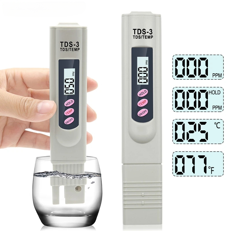 Aquael Filter Fzn - 1/3 Pcs Tragbare LCD Digital TDS