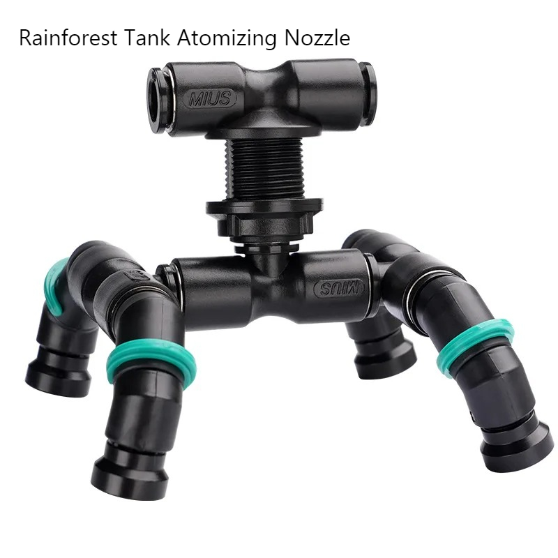 Misting Nozzle Reptile - MINI Verstellbare Reptilien-Nebeldüse Terrarium-Befeuchtungskühlung Sprinkler für
