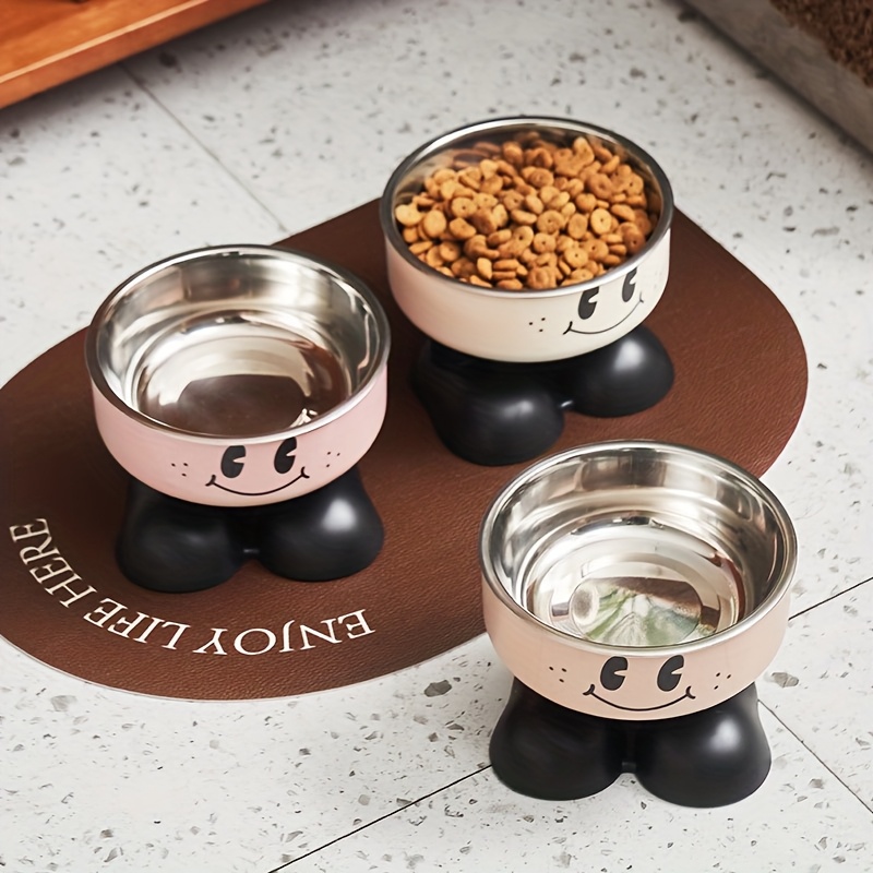 Royal Canin Food Medium - Erhöhte Hunde- und Katzenfutterschale aus Edelstahl,
