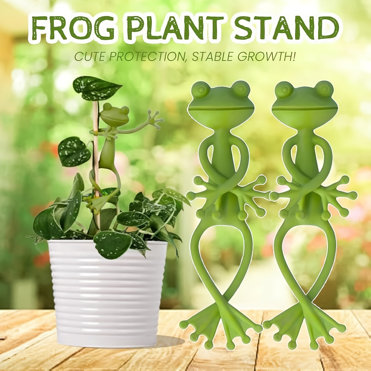 Vine Climbing Plastic - Kreative Grüne Frosch-Pflanzenbefestigungsklammer, Kletterpflanzen-Befestigungsklammer, Robust und