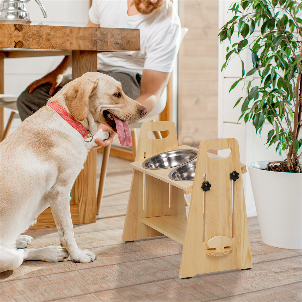 Royal Canin Food Medium - Höhenverstellbare Erhöhte Hundenäpfe Hoher Futter- und