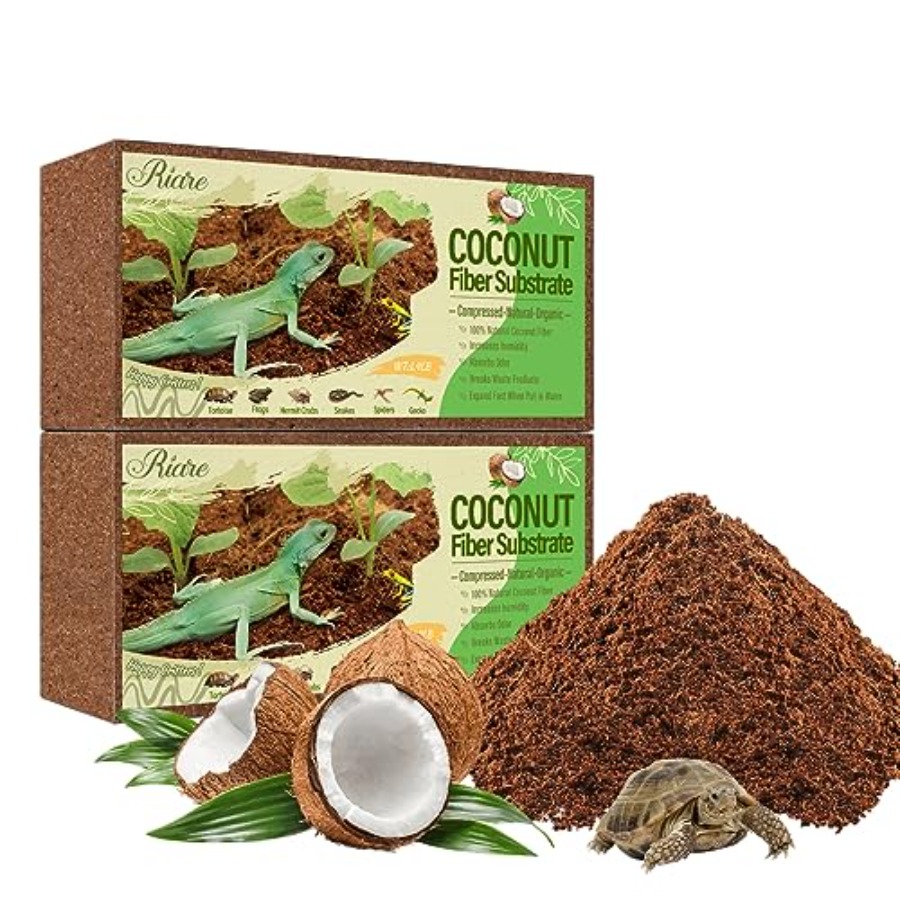 Substrate Coconut Fiber - Natürliches Kokosfaser-Substrat für Reptilien - Premium