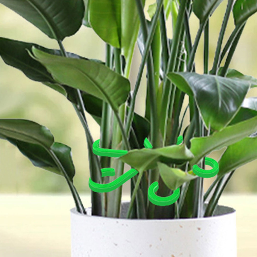Vine Climbing Plastic - 12 Stück Pflanzenstützclips für Kletterpflanzen, wiederverwendbare