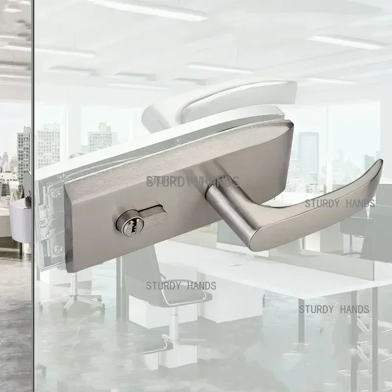Büro Glas Türschloss Badezimme – Glass Door Hinge Bewertung und Preis
