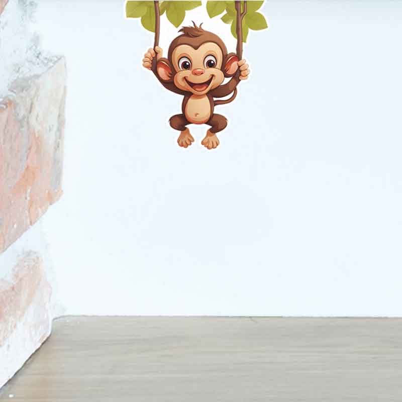 Niedlicher kleiner Affe Wohnzi – Pvc Panel Background Bewertung und Preis