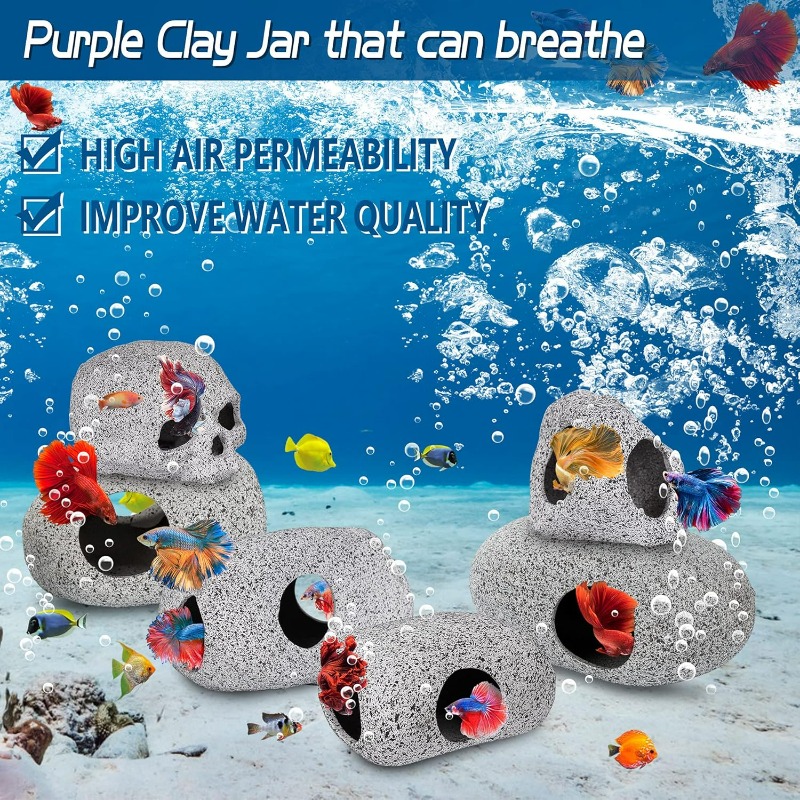 Aquarium-Dekorationen: Höhlen- – Hide Cave Ceramic Bewertung und Preis